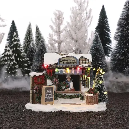 Luville Sledgeholm Selling christmas wreaths - afbeelding 2