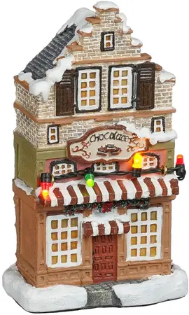 Luville Ville de Reidy Facade chocolate battery operated - afbeelding 1