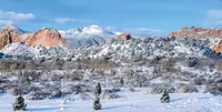 My Village Achtergrond doek colorado 150x75 cm - afbeelding 1