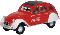 Oxford Citroën 2CV Coca-Cola 1:76 rood