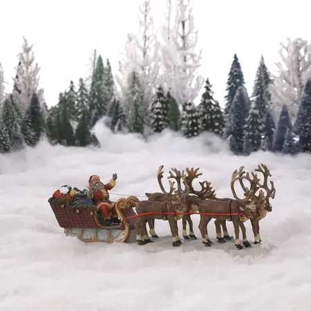 Luville Schneewald Santa reindeer sledge - afbeelding 2
