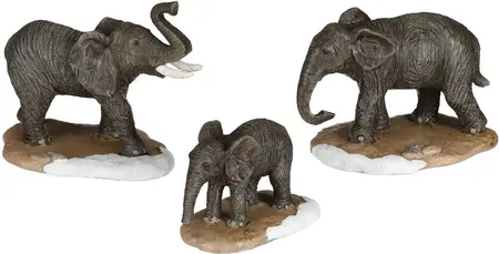Luville General Elephant family 3 stuks - afbeelding 1