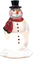 Luville General Snowman lighted