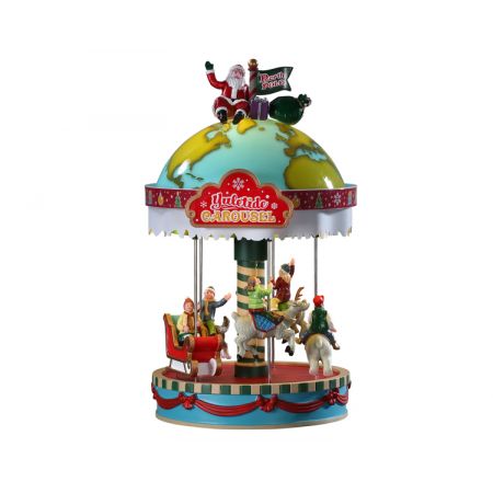 Yuletide carousel uit de Lemax Village collectie